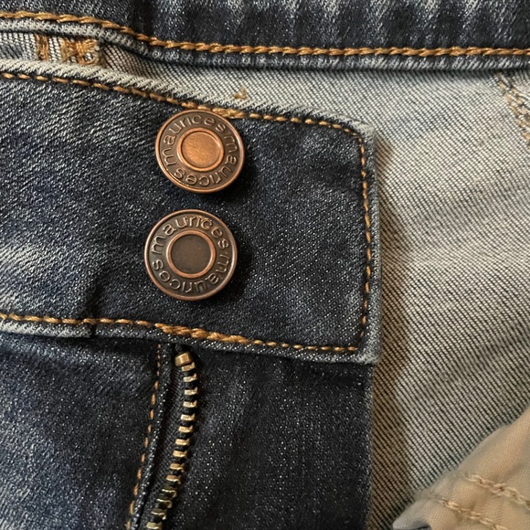 NWT M Jeans by Maurice’s Size 10 Mid Rise Regular Dark Wash Jeans. - Picture 11 of 13